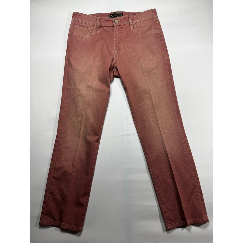 34 Heritage Men's Courage‎ Mid-Rise Straight Pink Jeans - Size 34x34 (34x29.5)*